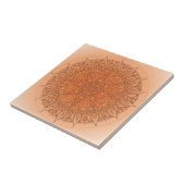 かわいらしいオレンジ東洋のデザイン タイル (側面)