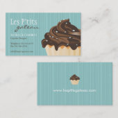 かわいらしいカップケーキの名刺 名刺 (正面/裏面)