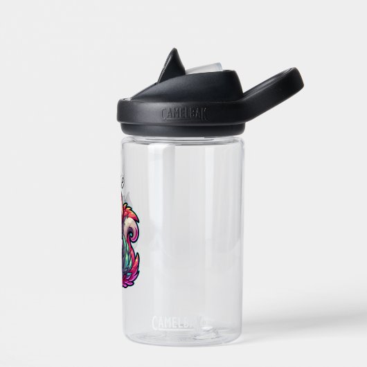 かわいらしいカワイイパーソナライズされたリス ウォーターボトル (左面)