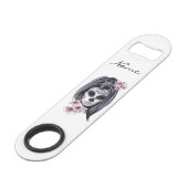 かわいらしいカーニバルのマスクの女性のスカルThunder_Cove スピード栓抜き (正面アングル)