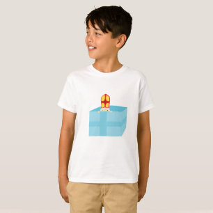 かわいらしいキッズアートおもしろい聖ニコラス・シンタークラース Tシャツ