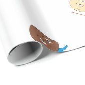 かわいらしいキッズアートベビー聖ニコラス・シンタークラース ラッピングペーパー (ロールコーナー)