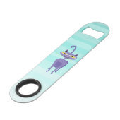 かわいらしいグラデーション猫 – いつも幸せになれ スピード栓抜き (裏面アングル)