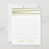 かわいらしいケシはNotecard感謝していしています 出欠カード (裏面)