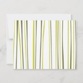 かわいらしいケシRSVPカード 出欠カード (裏面)