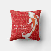 かわいらしいコイ クッション (裏面)