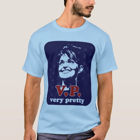 かわいらしいサラ・ペイリン氏V.P.非常に Tシャツ (正面)