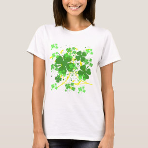 かわいらしいシャムロック Tシャツ