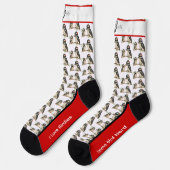 かわいらしいダウンウッドペッカーソックス ソックス (左)