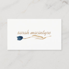 かわいらしいチューリップのネットワーキングカード コーリングカード