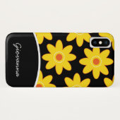 かわいらしいデイジーのパーソナライズな携帯電話の箱 Case-Mate iPhoneケース (裏面(横))