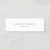 かわいらしいデザインの専門の明白なエレガント滑らかにして下さい スキニー名刺 (正面)