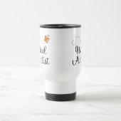 かわいらしいネイルアーティストのギフト トラベルマグ (中央)
