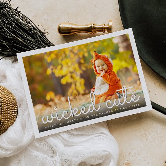 かわいらしいハロウィーンの写真 カード