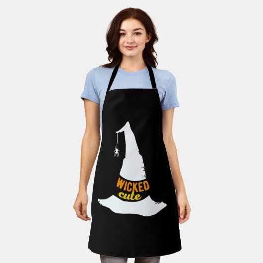 かわいらしいハロウィーンの衣装アイディア エプロン (着用した状態)