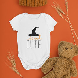 かわいらしいハロウィーン ベビーボディスーツ