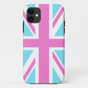 かわいらしいパステルの英国旗のiPhone 5カバー iPhone 11 ケース
