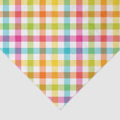 かわいらしいパステル調の格子縞の春のティッシュペーパー 薄葉紙 (詳細)