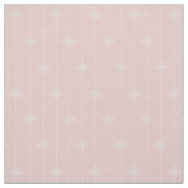 かわいらしいパステル調ピンクの花柄パターン ファブリック