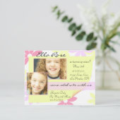 かわいらしいパステル 招待状 (スタンド正面)