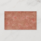 かわいらしいパターン 名刺 (裏面)