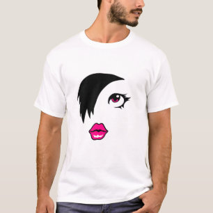 かわいらしいパンク80人の女の子 Tシャツ