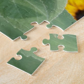 かわいらしいヒマワリ ジグソーパズル (側面)