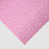 かわいらしいピンクおよび白い星 薄葉紙 (詳細)