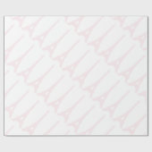 かわいらしいピンクのエッフェル塔の包装紙 ラッピングペーパー (フラット)