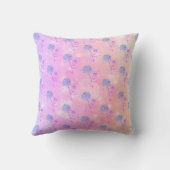 かわいらしいピンクのパステル調の妖精の輝きの第90誕生日 クッション (裏面)