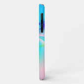 かわいらしいピンクのフラクタルの花 Case-Mate iPhoneケース (裏面/左)