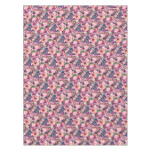 かわいらしいピンクのペイズリーパターン テーブルクロス (正面)