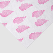 かわいらしいピンクの天使の翼及び白 薄葉紙 (詳細)