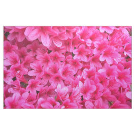 かわいらしいピンクの花の生地 ファブリック