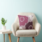 かわいらしいピンクの花 クッション (椅子)