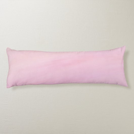 かわいらしいピンクの赤面 ボディピロー (裏面)