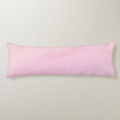 かわいらしいピンクの赤面 ボディピロー (正面)