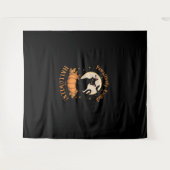 かわいらしいファンシー猫かぼちゃのこうもり タペストリー (正面(横))