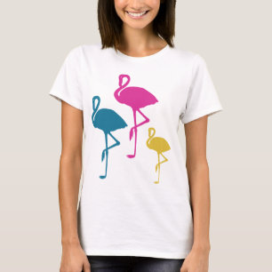 かわいらしいフラミンゴのTシャツ Tシャツ