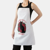 かわいらしいフローラ黒猫H エプロン (インサイチュ)