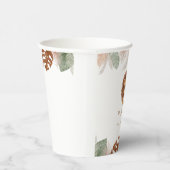 かわいらしいフワフワのライオン誕生日 紙コップ (右)