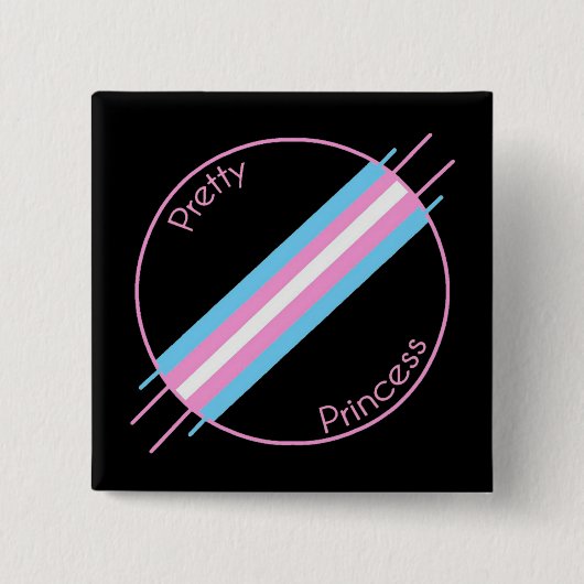 かわいらしいプリンセスPin 缶バッジ (正面)