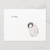 かわいらしいペンギンのポストカード ポストカード (正面)