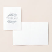 かわいらしいホイルの花のカスタムな挨拶状 箔カード (ディスプレー)