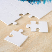 かわいらしいマンガフワフワ幸せベビーオウム ジグソーパズル (側面)