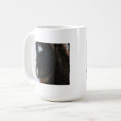 かわいらしいミニホース コーヒーマグカップ (正面左)