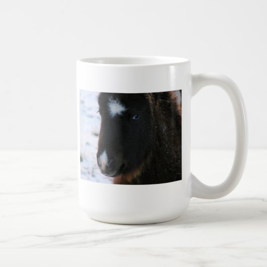 かわいらしいミニホース コーヒーマグカップ (右)