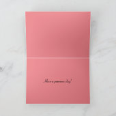 かわいらしいモルモット誕生日カード カード (内部)