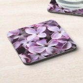 かわいらしいライラック コースター (左側)