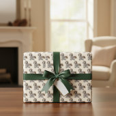 かわいらしいリス巻き紙シート ラッピングペーパーシート